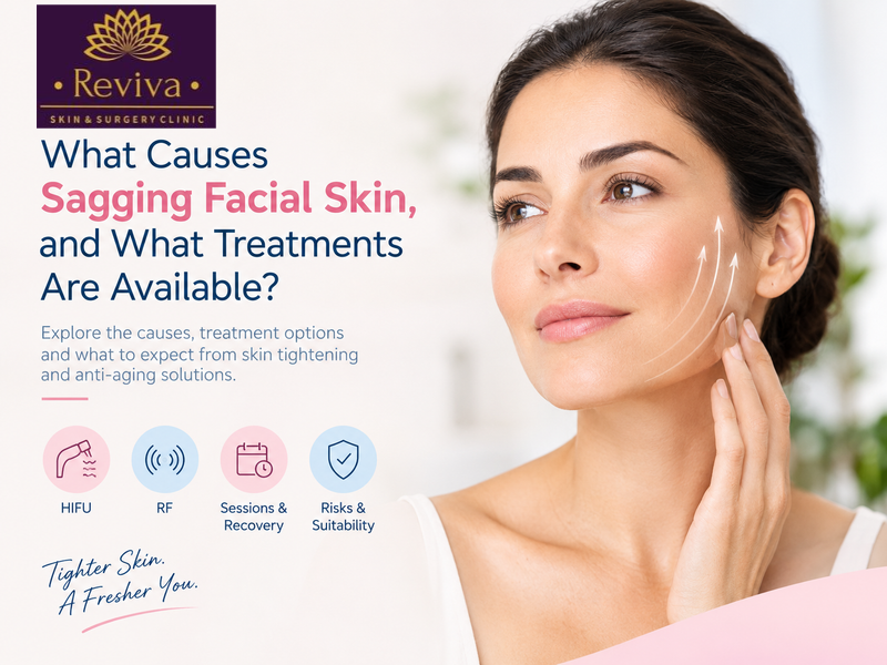 What Causes Sagging Facial Skin and Available Skin Tightening Treatments – Reviva Skin and Surgery